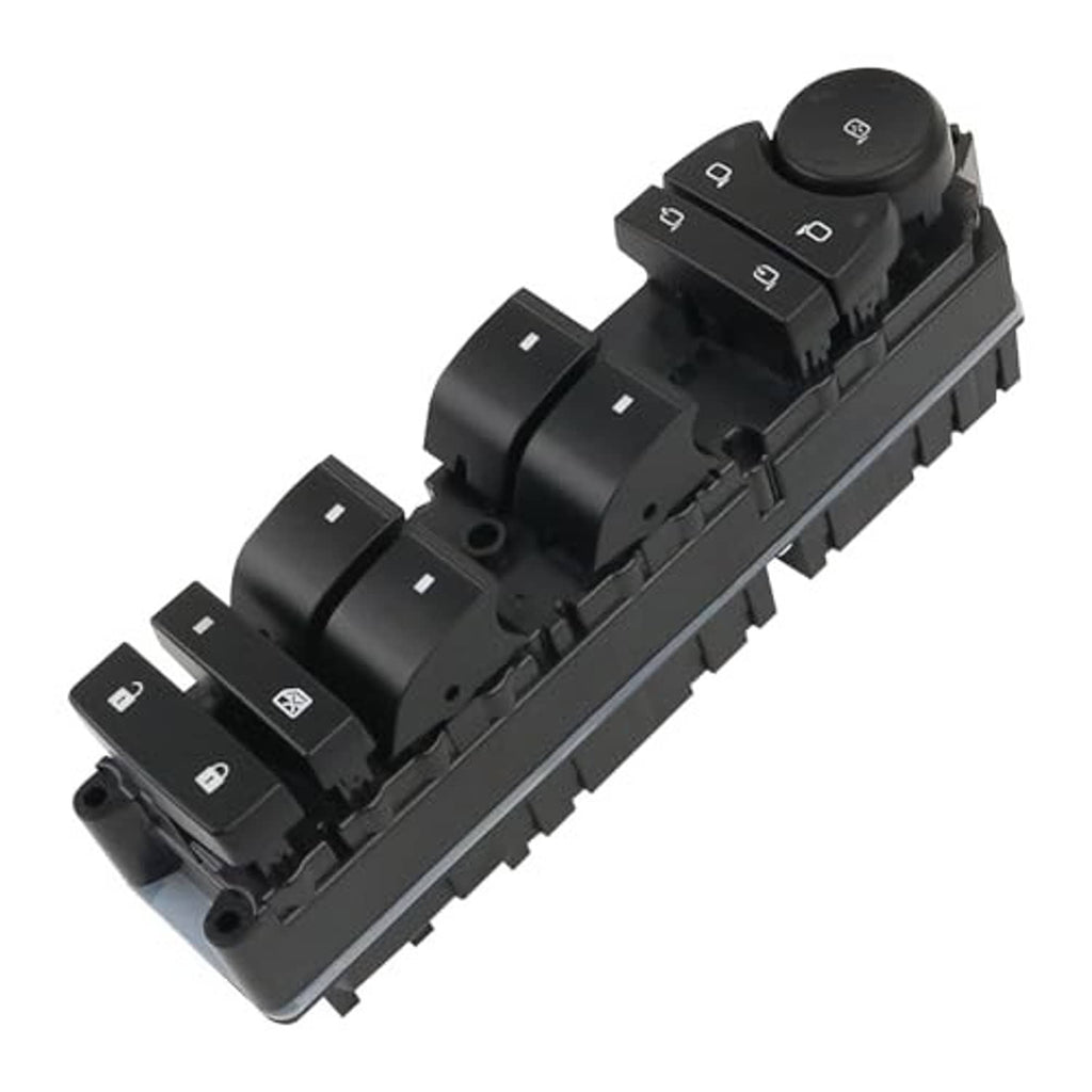 Driver-side power master switch module, black switch cluster with buttons