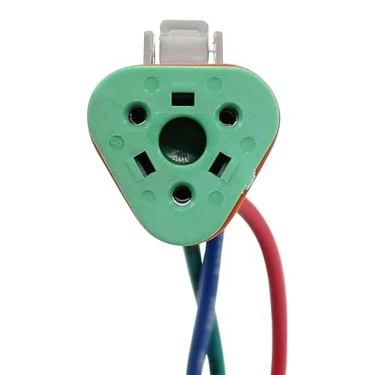 Green internal switch housing with wiring terminals for trim tilt conversion kit