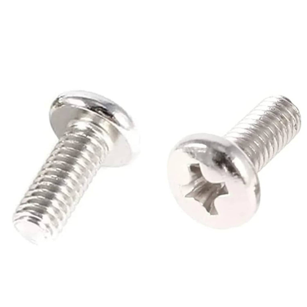 Stainless steel Phillips truss head screw pair with cross recess, M4x12mm
