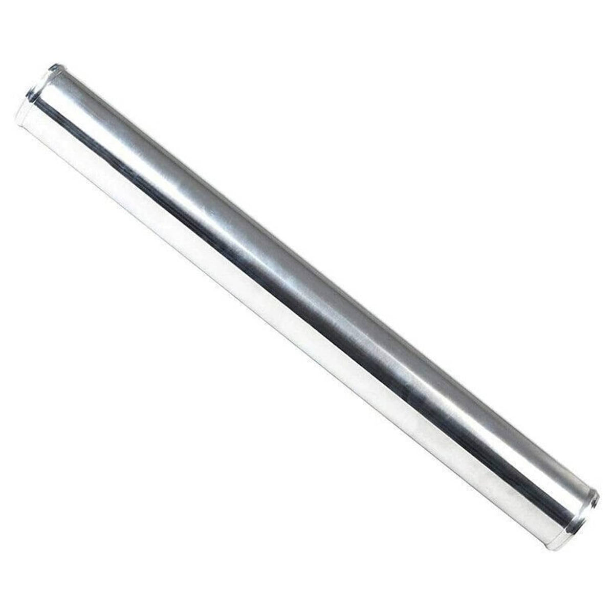 Polished chrome intercooler straight pipe with two open ends