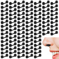 Black disposable nose plug filters, foam tips for dust protection (100-piece set)