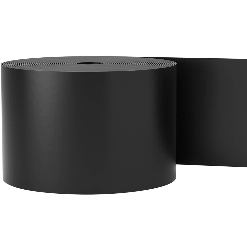 Black landscape edging roll for garden terrace border