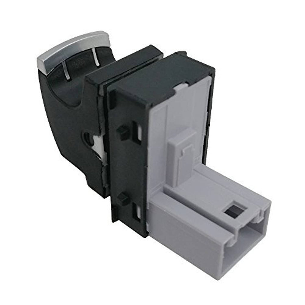 Passenger-side power window switch button, open connector and light gray internal parts