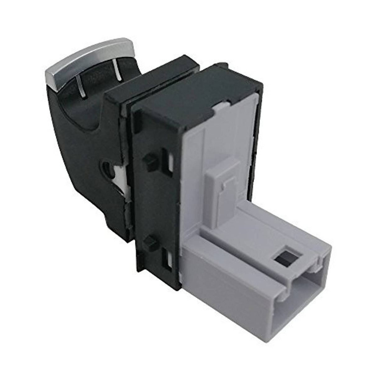 Passenger-side power window switch button, open connector and light gray internal parts