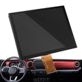 8.4-inch LCD touch screen display with black glass and orange flex ribbon