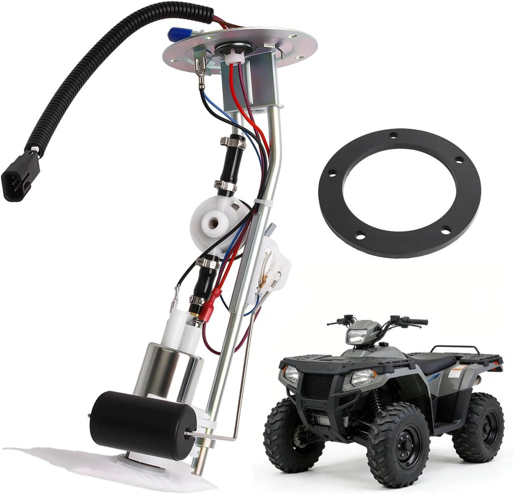 Fuel pump module assembly with wiring harness and round mounting gasket