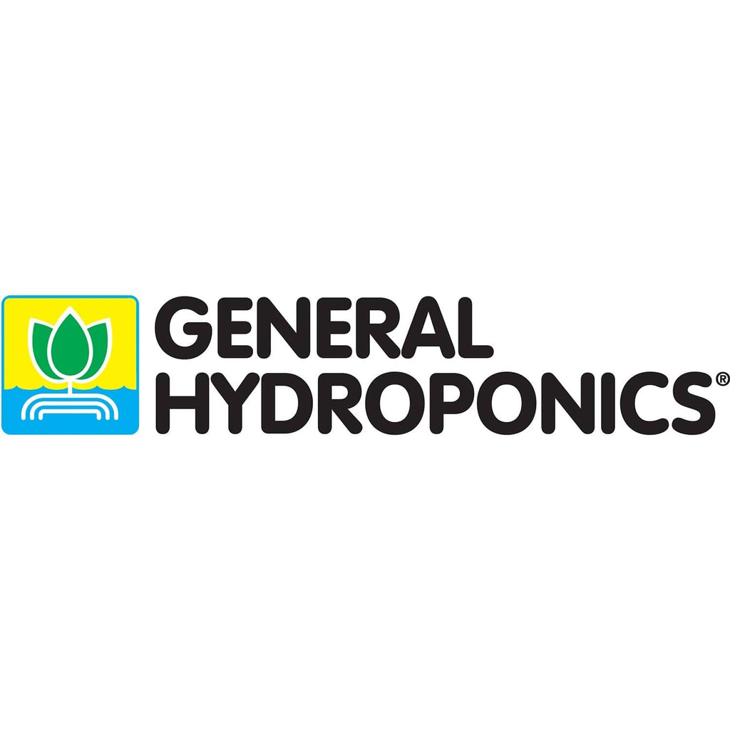 General Hydroponics logo with green-and-blue icon and brand text