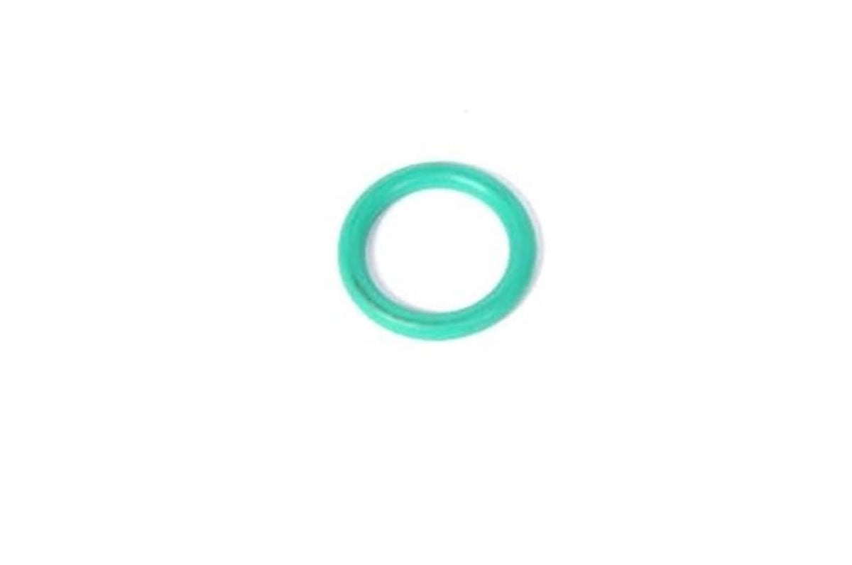 Circular green rubber O-ring seal