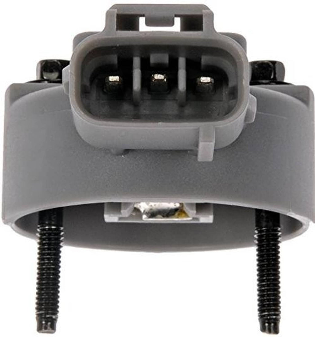 Engine camshaft position sensor connector with 4 pin slots and two mounting screws