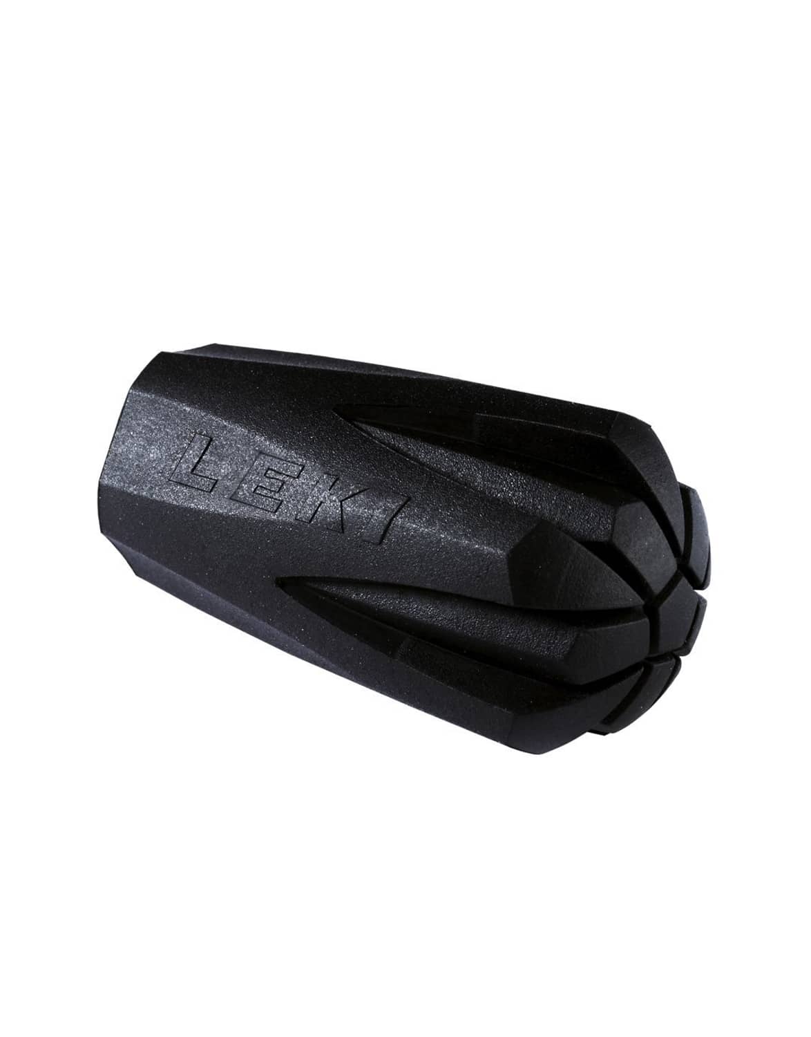 LEKI rubber walking tip, black replacement protective cap with tread