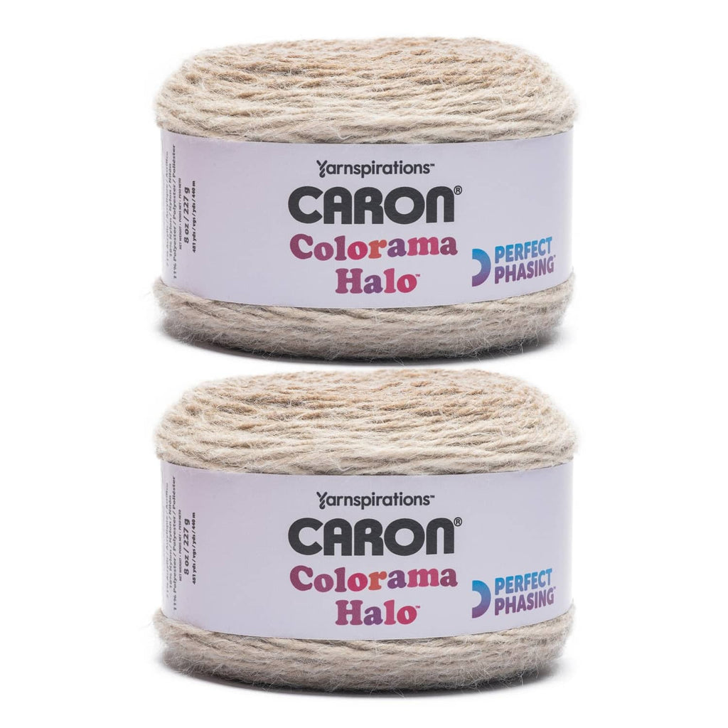 Caron Colorama Halo bulky yarn skein in light nutmeg frost