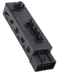 Power seat switch module with multi-button controls and wiring connector, front right