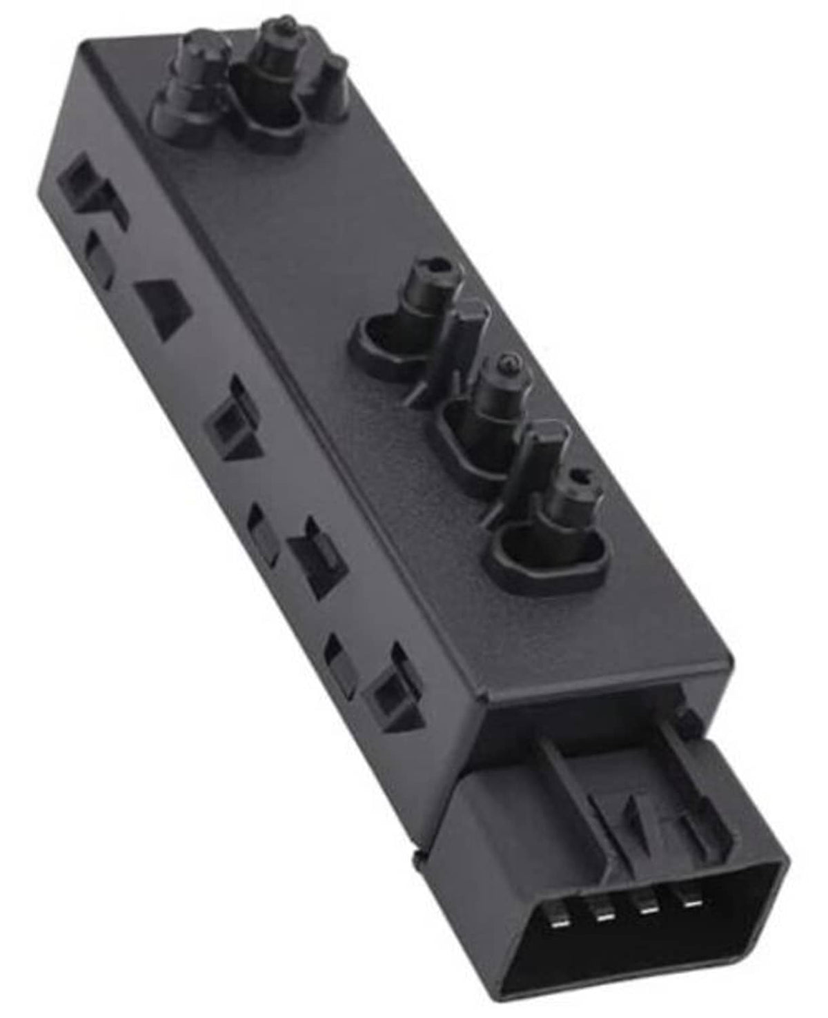 Power seat switch module with multi-button controls and wiring connector, front right