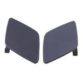 Pair of dark gray headlight washer nozzle cover caps, front left and right