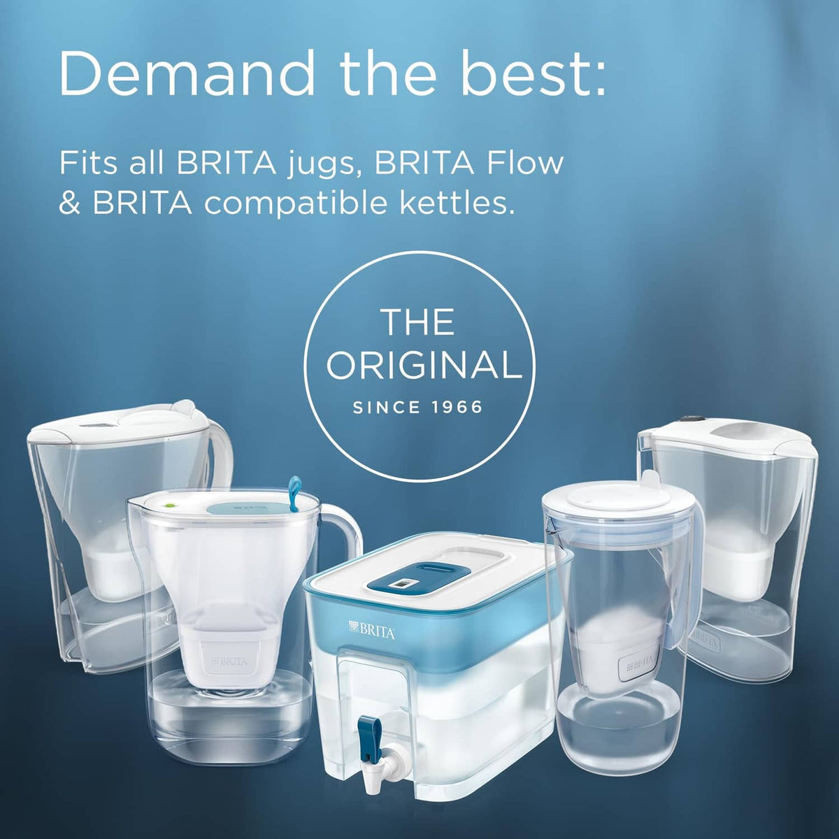 BRITA MAXTRA PRO Pure Performance cartridges with compatible water filter jugs