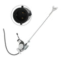 Front right power window regulator motor with linkage and electrical connector