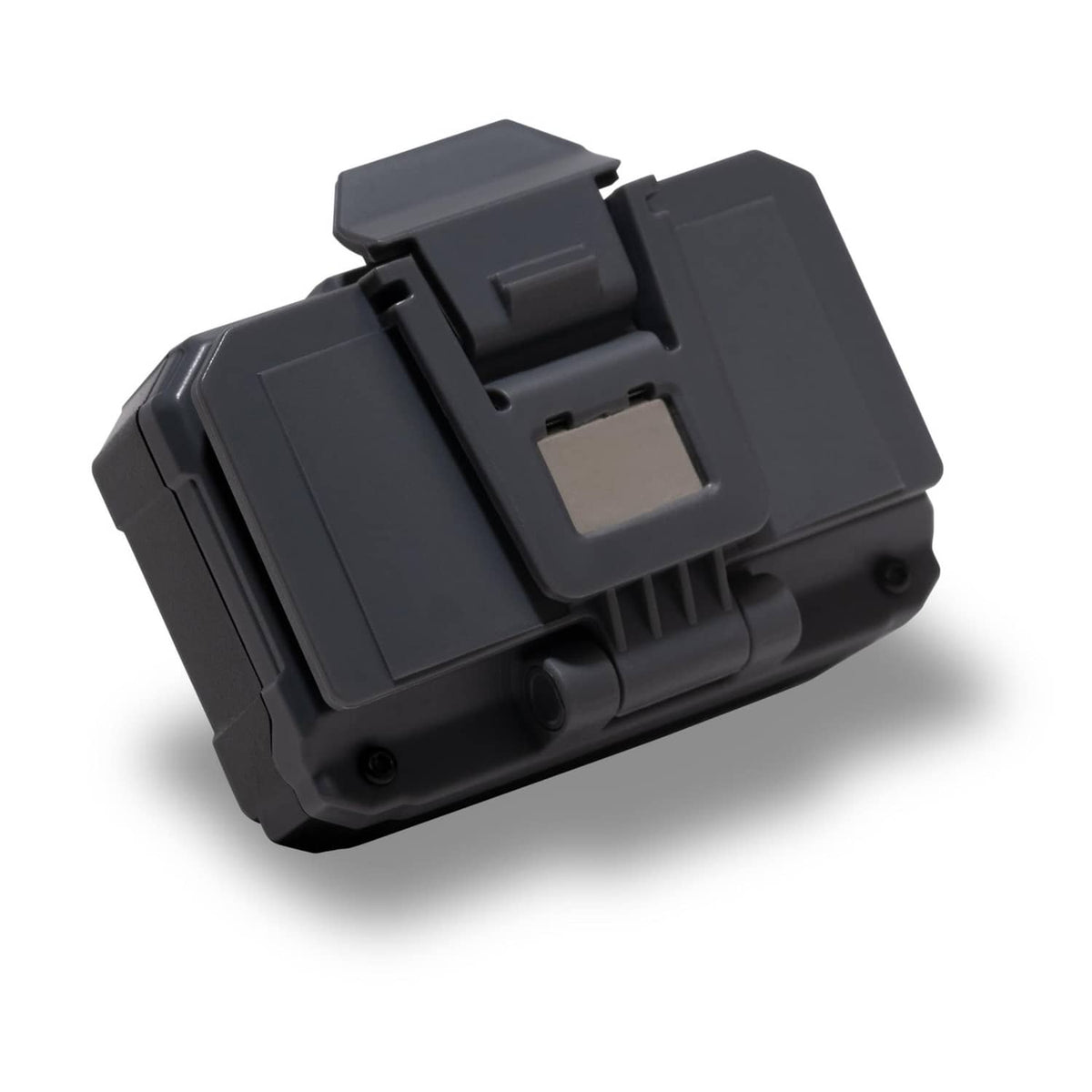 Klein Tools LED headlamp mounting base with fold-out bracket
