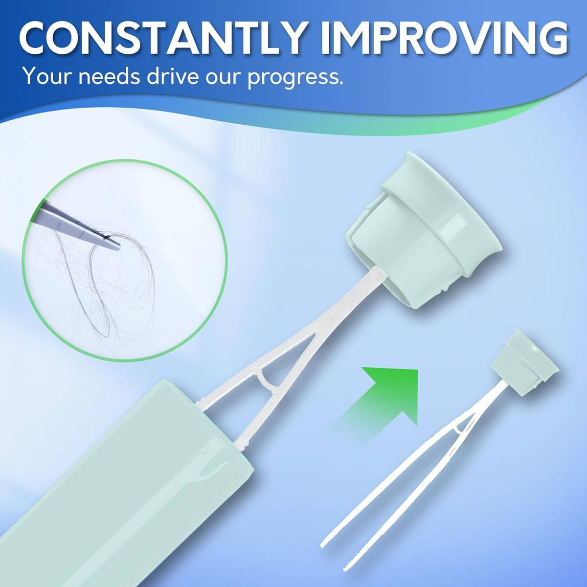 Toilet brush with mint holder and removable cleaning head attachments