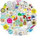 Colorful Christian quote sticker set for vision boards and water bottles