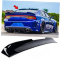Rear window roof spoiler visor wing for car, gloss black ABS piece