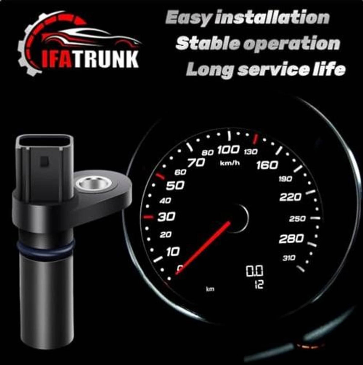 Engine camshaft position sensor with gauge illustration for easy installation and stable operation
