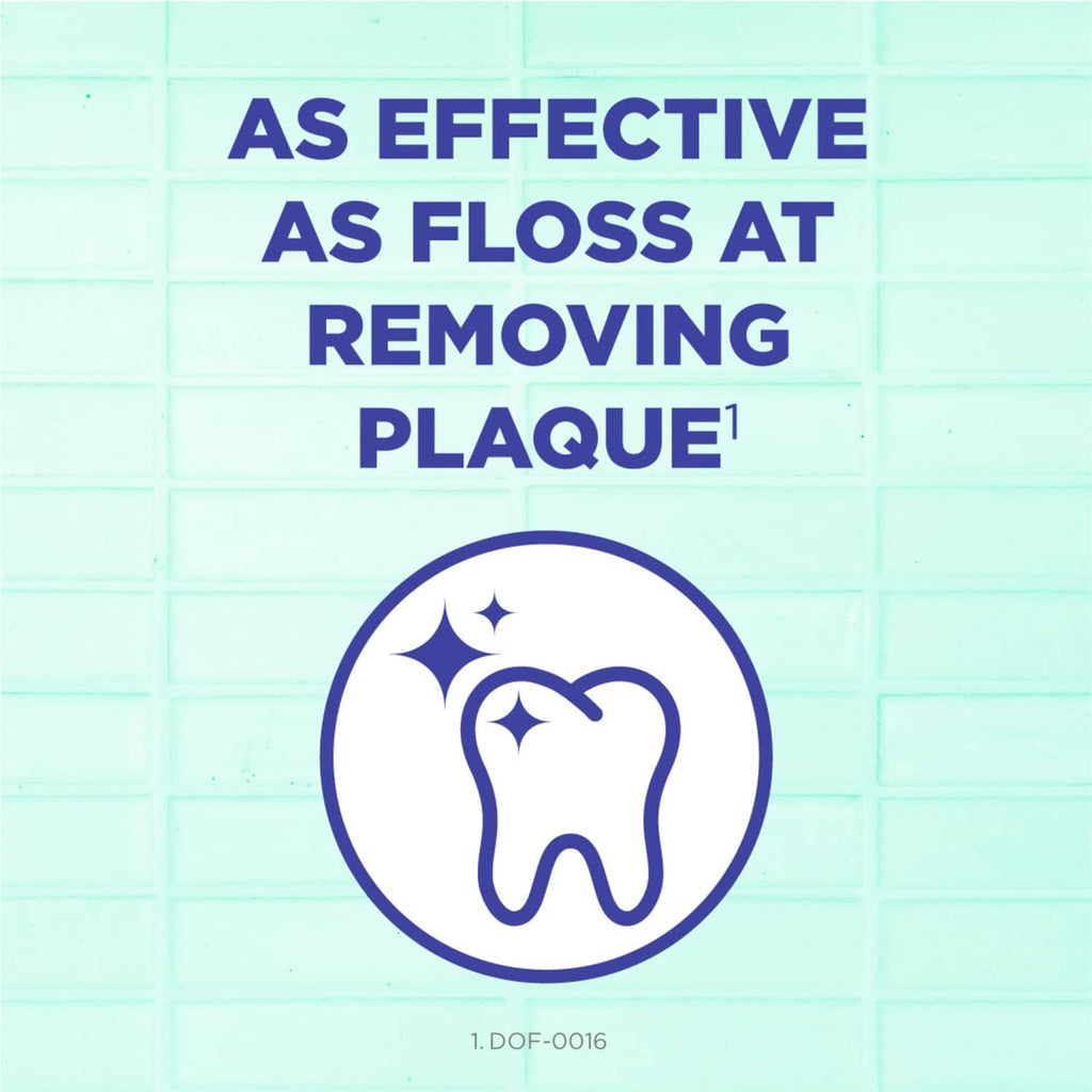 Plaque-removal effectiveness icon with tooth outline in a circle