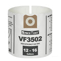 VF3502 replacement shop vac bags, white high-efficiency paper, 12–16 gal, 5-pack