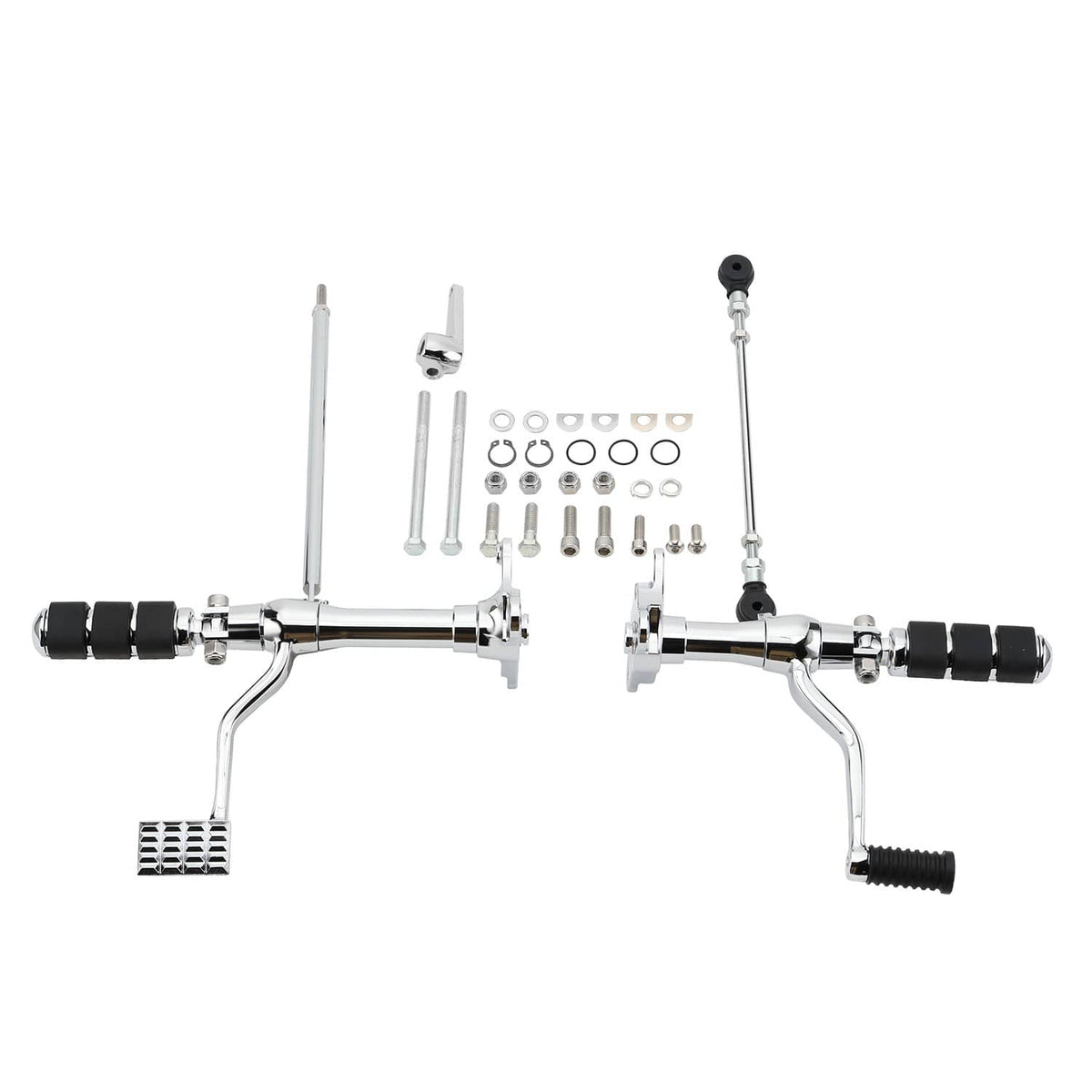 RivetOak Complete Forward Control Pegs Levers & Linkage For Sportster 883 1200 1991-2003