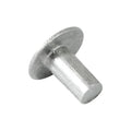 3/16 in brazier head aluminum rivet, 3/8 in length, silvery