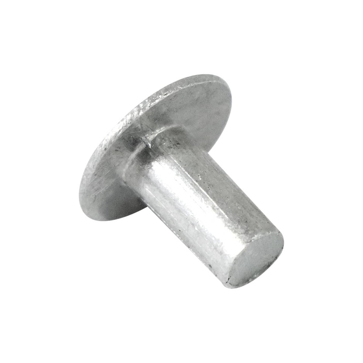 3/16 in brazier head aluminum rivet, 3/8 in length, silvery