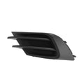Front fog light grille insert, dark gray/black plastic with horizontal slat openings.
