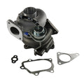 Turbocharger with metal housing, compressor inlet, and attached gaskets