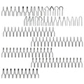 Wood burning pen tips set with multiple metal nib shapes for engraving and shading