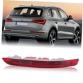 Rear right taillight lamp with red lens and clear horizontal light bars