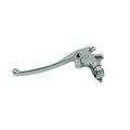 Chrome motorcycle left clutch lever with 22mm perch mount and hardware