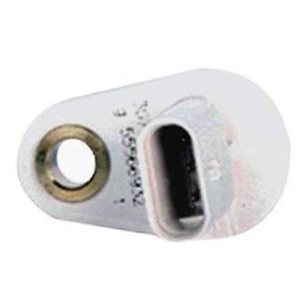 Engine camshaft position sensor with oval mounting base and single metal nut