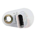 Engine camshaft position sensor with oval mounting base and single metal nut