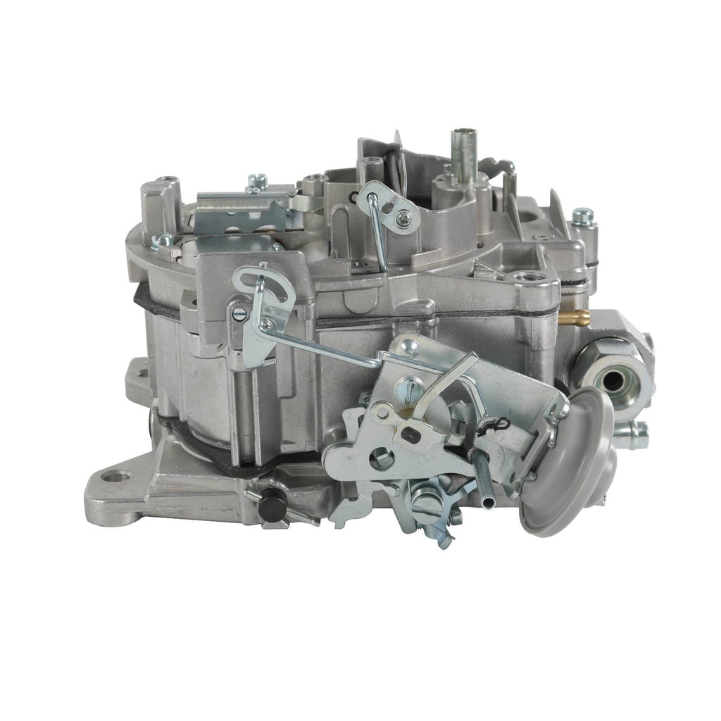 Carburetor with intake manifold mounting face and large side outlet hose connection