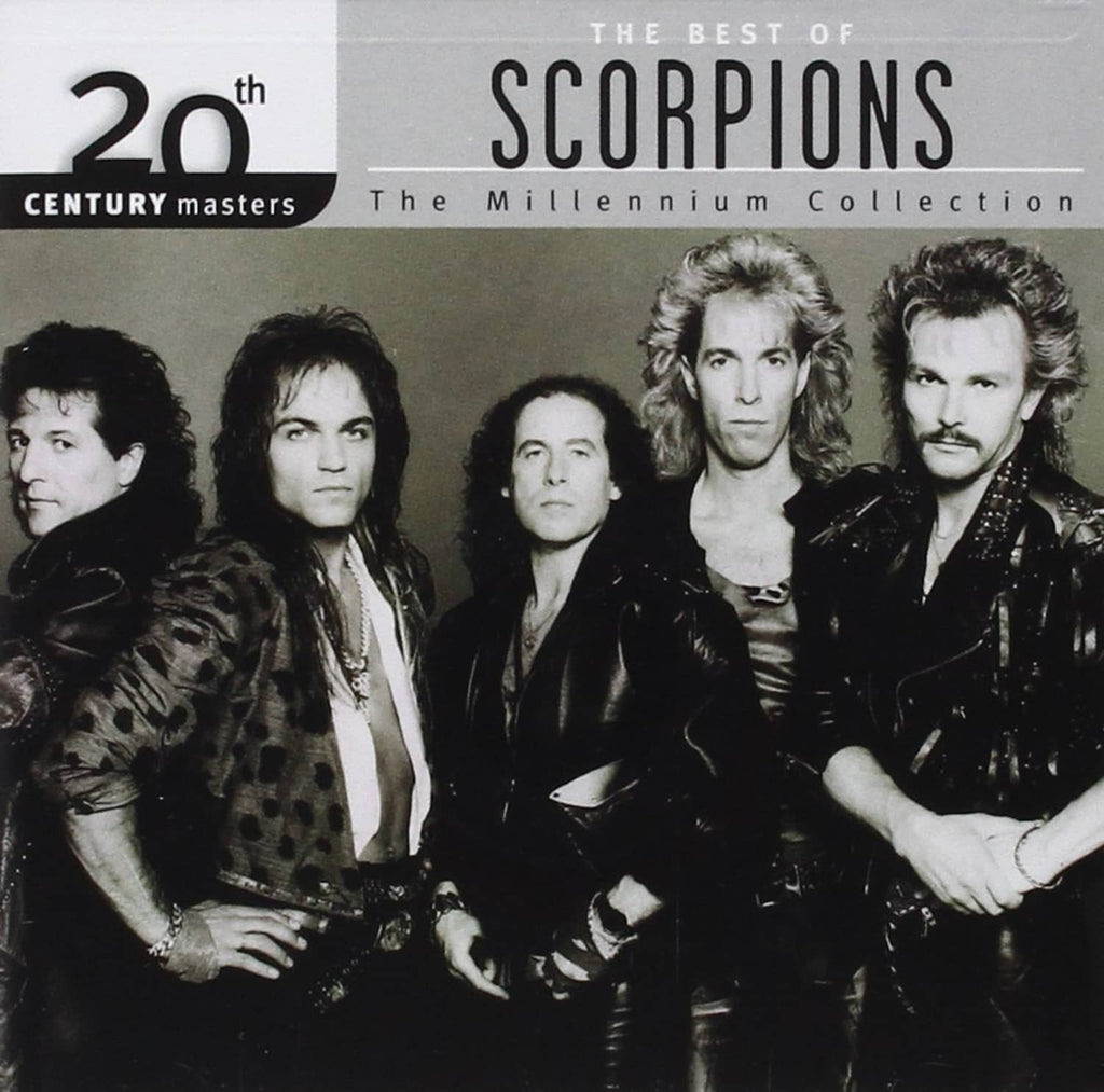 Scorpions Millennium Collection audio CD cover with band group portrait
