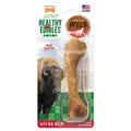 Nylabone Healthy Edibles Wild bison flavored long-lasting chew bone in blister pack