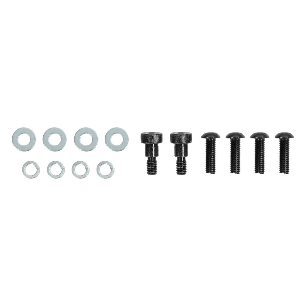 Seat mounting hardware set with washers and bolts