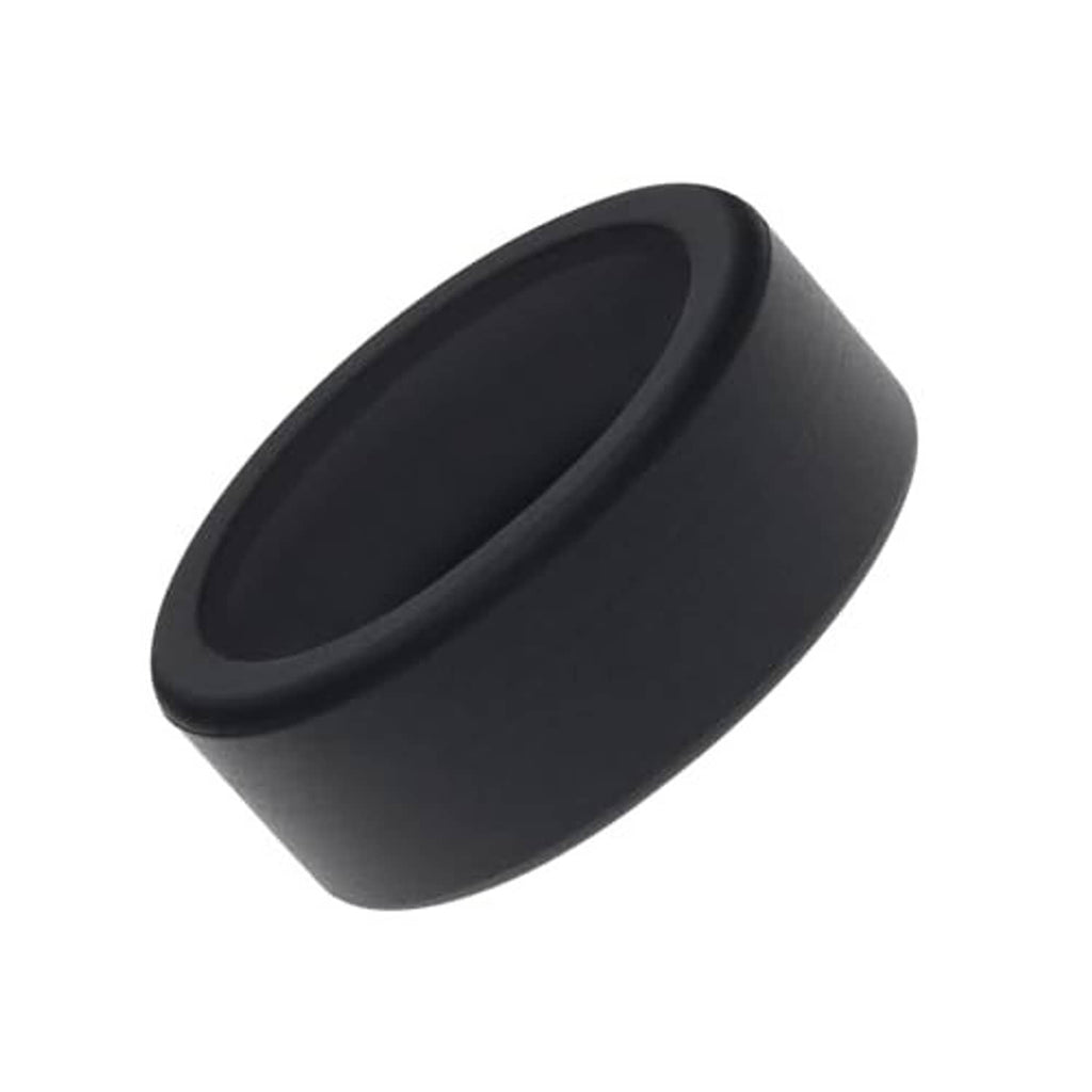 Black Oura ring cover protective sleeve with oval window