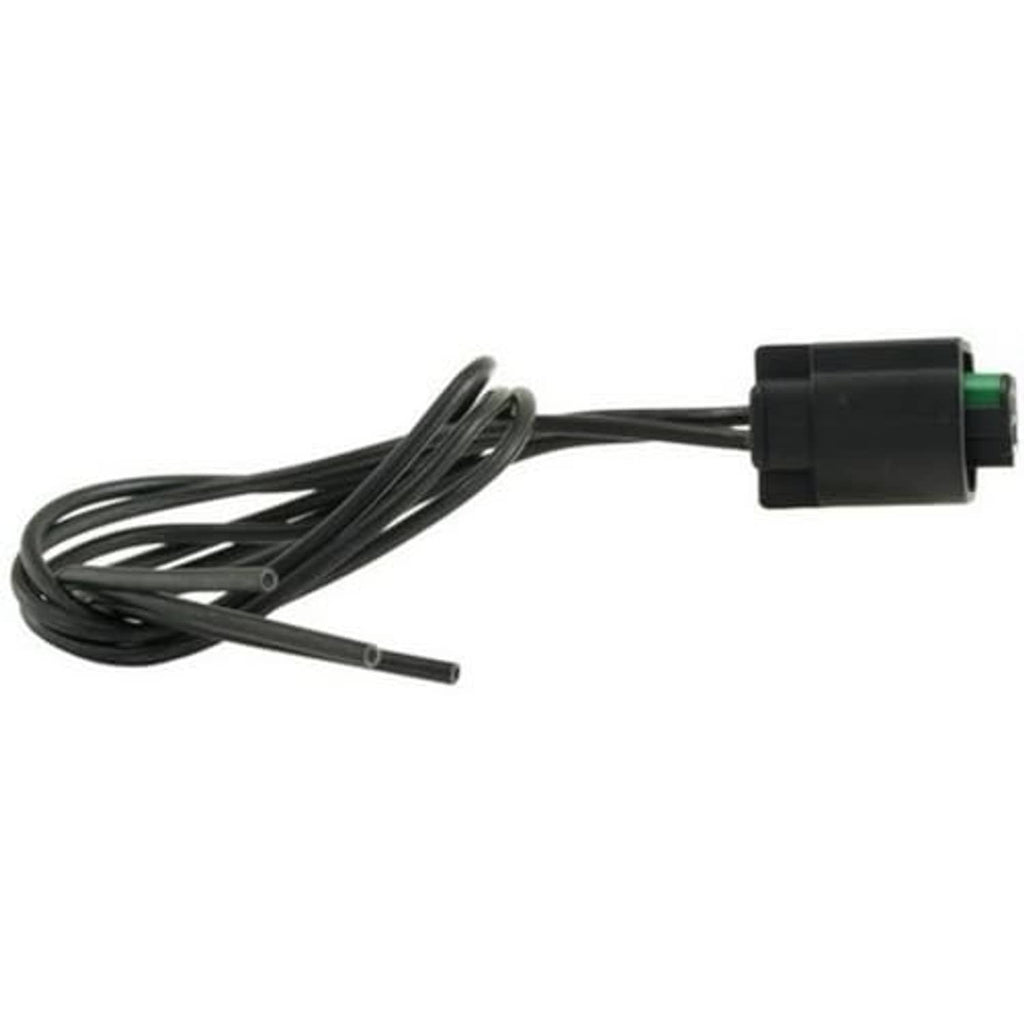 Brake pedal position sensor wiring pigtail with black connector and two leads
