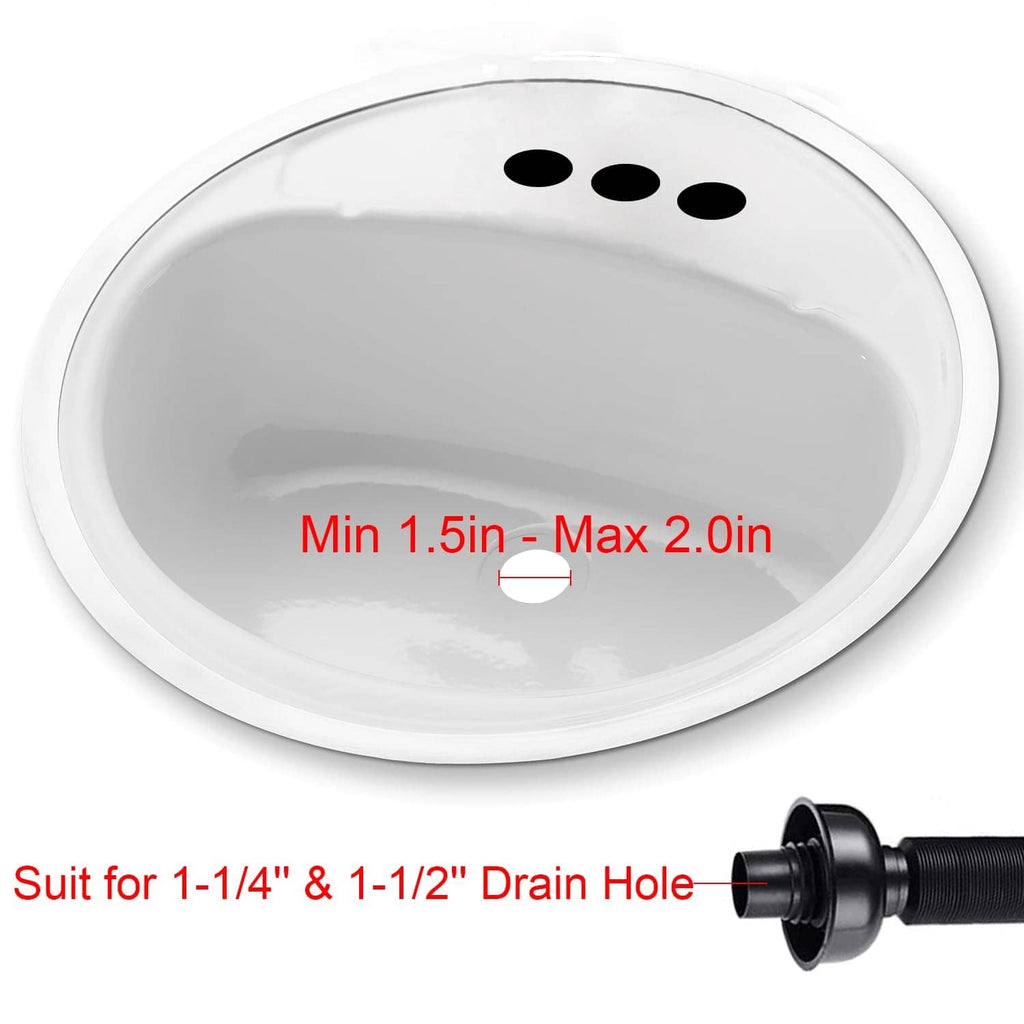 Black sink drain stopper and connected hose adapter with corrugated flexible pipe