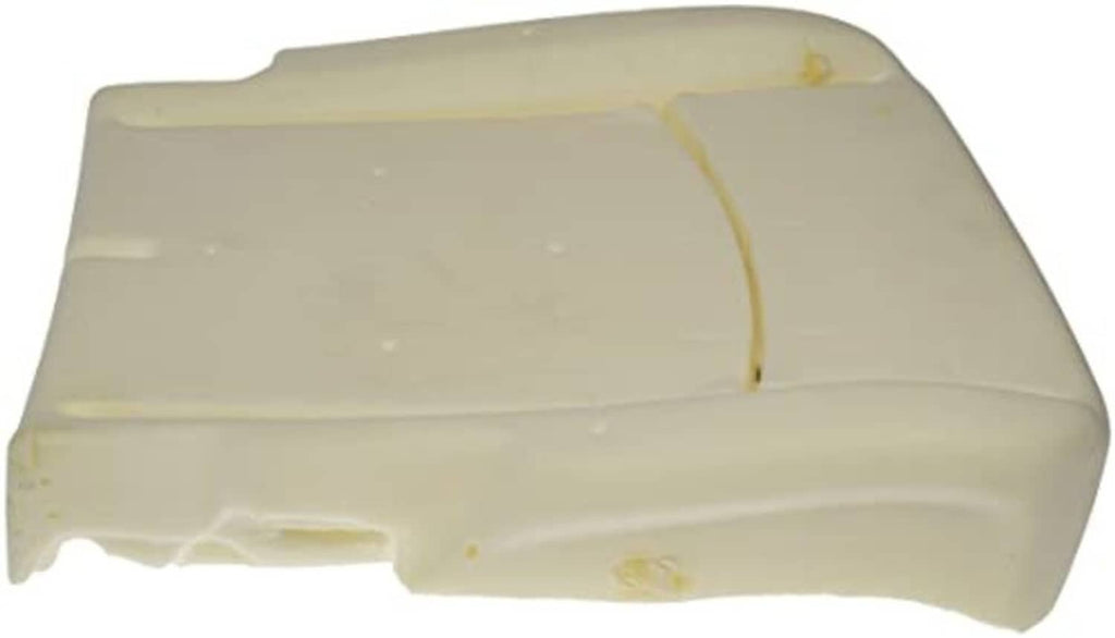 Light beige seat bottom cushion for front driver side, side profile view