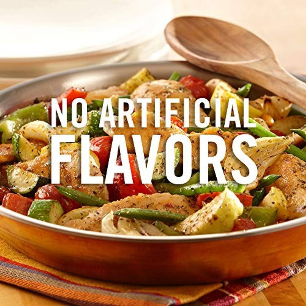 Roasted mixed vegetables with herb seasoning in a serving bowl