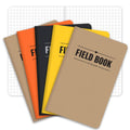 5-pack pocket graph notebooks with FIELD BOOK branding on assorted cover colors
