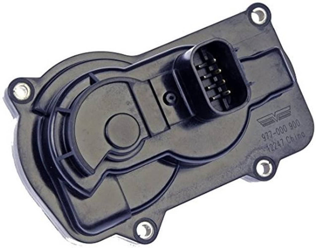 Throttle position sensor with multi-pin electrical connector on metal housing
