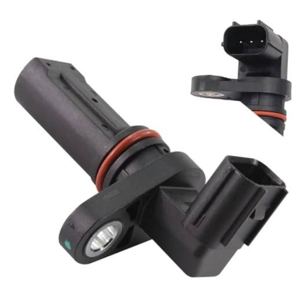 Crankshaft position sensor with black body, orange ring, and electrical connector