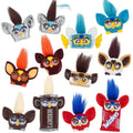 Furby minis 12-pack tiny character figures with colorful hair and glasses, assorted styles
